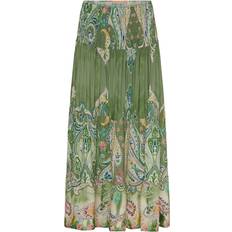Marta Du Chateau Mdcprincess Skirt Tps Print Kaki