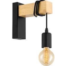 Eglo Vägglampor Eglo Townshend Vägglampa Svart Väggarmatur