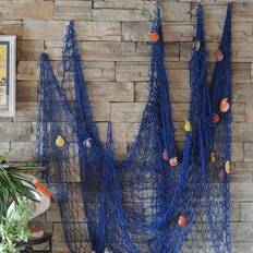 Winnada Mediterranean Style Handmade Decorative Fishing Net