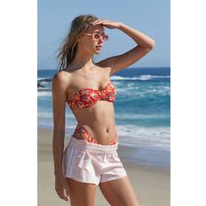 Red Bikini Tops PacSun Women's Red Mikayla Bandeau Bikini Top