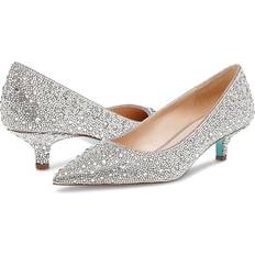 Shoes Betsey Johnson Blue by Betsey Johnson Scout Silver High Heels 8.5 M