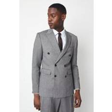 Men Suits on sale Burton Mens Slim Herringbone Suit Jacket Grey 42L