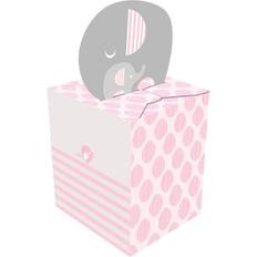 Pink Gave- & Festposer Creative Converting Gaveæske til Baby Shower 8 Stk