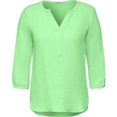 Damen - Grün Blusen Cecil Musselin Blouse - Matcha Lime