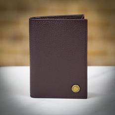 Wallets & Key Holders Barbour Contrast Leather Card Wallet - Aubergine