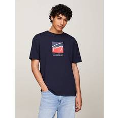 Tommy Hilfiger T-shirts Tommy Hilfiger Crew Neck Logo T-Shirt DARK NIGHT NAVY