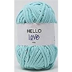 Polyester Yarn Hello Love Garn, Seafoam, 100 g