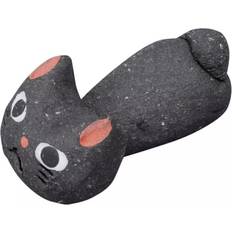 Ätpinnar Kawai Chopstickstöd, svart katt Ätpinne