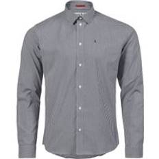 Musto Shirts Musto Men's Sardinia Micro Gingham Shirt Navy Navy Blue Whit