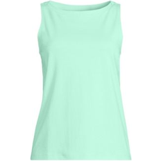 Tank Tops Lands' End Women's Supima Cotton Tank Top Spring green XLarge