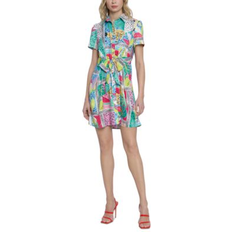 Donna Morgan Twill Mini Dress -