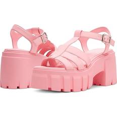 Heeled Sandals Madden Girl Galexia Strappy Platform Fisherman Sandals Pink 7.5M