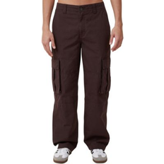 Cotton On Men's Baggy Cargo Pants Dark Chocolate Ripstop