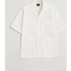 Oscar Jacobson Skjorter Oscar Jacobson Hanks Reg Seersucker Shirt White