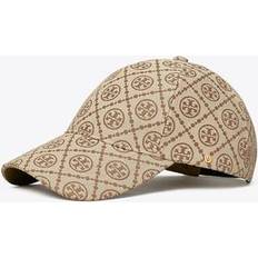 Natural - Women Caps Tory Burch T Monogram Baseball Cap