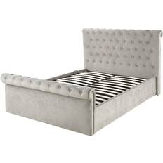 Aspire Chesterfield Small Double Grey 145x210cm