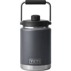 Yeti Kitchen Accessories Yeti Rambler Half Gallon Charcoal Water Bottle 64fl oz