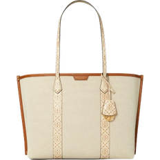 Tory Burch Canvas Totes & Shopping Bags Tory Burch Perry Canvas Triple Compartment Tote - New Cream