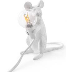 Seletti mouse lamp Seletti Mouse Mac White Bordslampa 12cm
