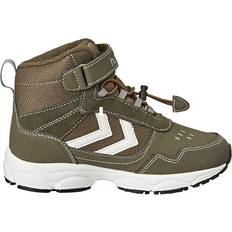 Mocka Hikingskor Barnskor Hummel Kid's Zap Hike Tex Jr Hiking Boots - Dark Olive