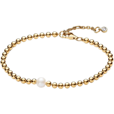 Pandora Treated Beads Bracelet - Gold/Pearl/Transparent