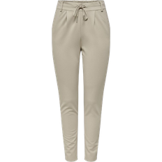 Only Poptrash Pants - Grey/Pure Cashmere