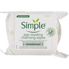 Simple Regeneration Age Resisting Cleansing Wipes 25-pack