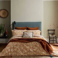 Morris & Co Duvet Covers Morris & Co Sunflower Duvet Cover Orange, Beige (200x200cm)