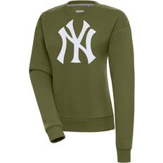 Yankees olive Antigua New York Yankees Womens Victory Pullover Sweatshirt