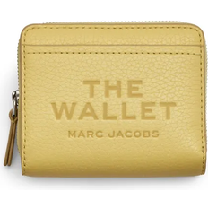 Marc Jacobs The Leather Mini Compact Wallet - Custard