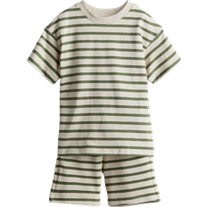 Boys - Green Other Sets Children's Clothing H&M Kid's Set 2pcs - Light Beige/Striped (1235717003)