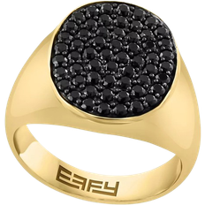 Effy Men Rings Effy Spinel Oval Cluster Ring - Gold/Black