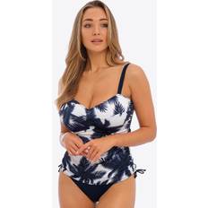 Polyester Tankinis Fantasie Carmelita Avenue Twist Front Tankini Top French Navy