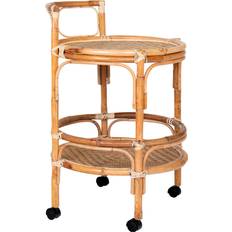 Rattan Kleintische House Nordic Zaragoza Natural Kleintisch 55x55cm