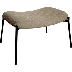House Nordic Glasgow Brown Foot Stool 36cm