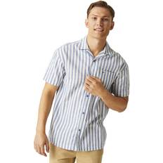 Lino Camisas Regatta Camisa De Manga Corta Shore Bay Ii - Blanco