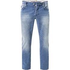 Tramarossa bukser Tramarossa 5 Pocket Mid Rise Narrow Fit Jeans - LT Blue