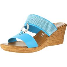 Turquoise - Women Heeled Sandals ITALIAN Shoemakers Womens Lights Wedges Turquoise