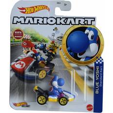 Nintendo Mario Kart Hot Wheels 1:64 Diecast Car Blue Yoshi