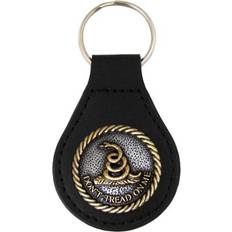 Wallets & Key Holders Treasure Gurus Dont Tread on Me Leather Keyring Keyrob Gadsen Flag Key Fob