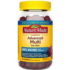 Vitamins & Minerals Nature Made Advanced Multivitamin Gummies For Him with Magnesium