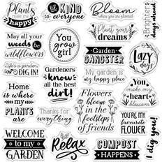 You Grow Girl Stamp Set 21pcs