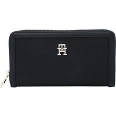 Polyuretan Tegnebøger & Nøgleringe Tommy Hilfiger Essential Large Zip-Around Wallet - BLACK - One