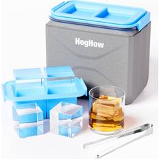 Transparent Ice Cube Trays Clear Maker,Crystal Clear 2 Silicone,4 Ice Cube Tray