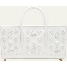 Leather - White Messenger Bags Christian Louboutin Paloma Baguette in Leather with Loubinthesky Spikes BIANCO