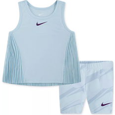 Children's Clothing NIKE Toddler Dri-FIT Prep in Your Step Shorts Set - Glacier Blue (26M048-G25)