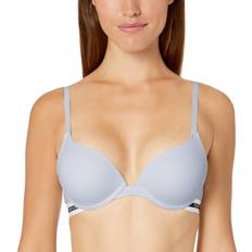 Tommy Hilfiger D Bras Tommy Hilfiger Women's Basic Comfort Push Up Underwire Bra, Xenon Blue