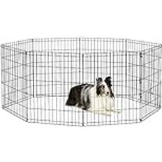 New World pet products 30" foldable black metal