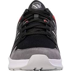 Men - Multicolored Gym & Training Shoes K Swiss Men's Rival Trainer Training Shoes Black/Grey/Red