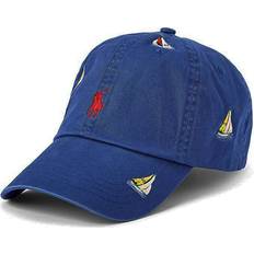 Polo Ralph Lauren Caps Polo Ralph Lauren Men`s Embroidered Sailboat Ball Cap Blue4001/Red, One Size, one_Size